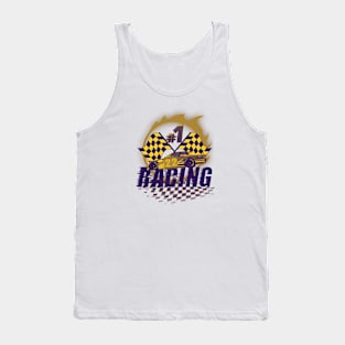 Racing Retro Racecar Tank Top